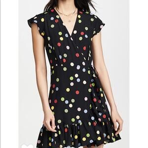 Rails Koreen Wrap Polka Dot Dress